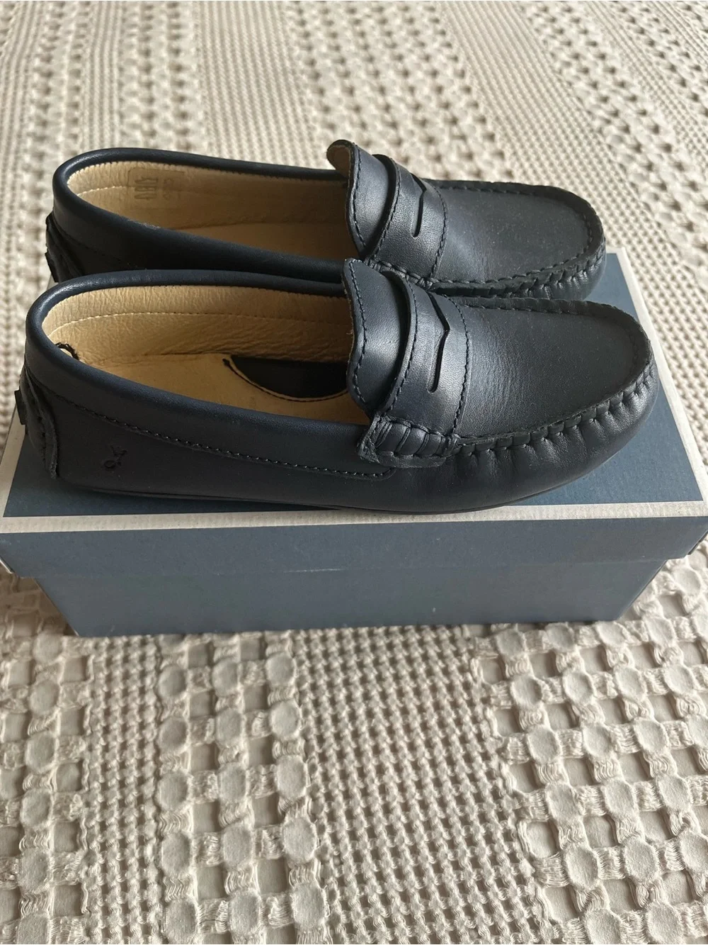 New Jacadi boys leather mocassins
